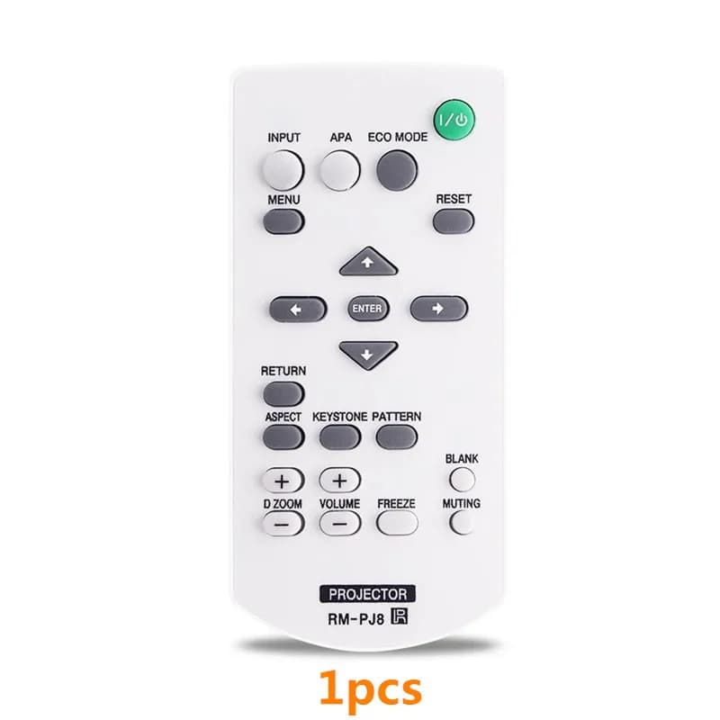 Pour projecteur Sony VPL-CH350 VPL-CH375 VPL-CH355 VPL-CH353 VPL-CW256 VPL-CW276, télécommande RM-PJ