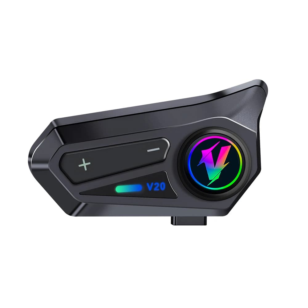 Casque V20 Premium avec Bluetooth intégré pour la réduction du bruit, communication claire, durée de