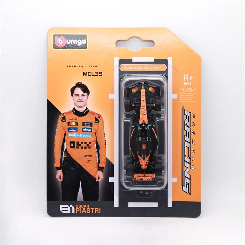 Bburago 1:64 2025 F1 SF-25 RB21 MCL39 W16E Australian / Bahrain GP RB21 2025 Japan GP n°1 Modèle de 