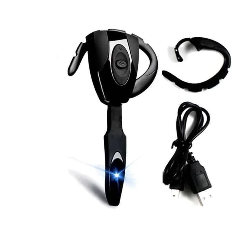 Oreillette sans fil Bluetooth 5.0 pour PS3, mains libres, crochet d'oreille unique, écouteur, bouton