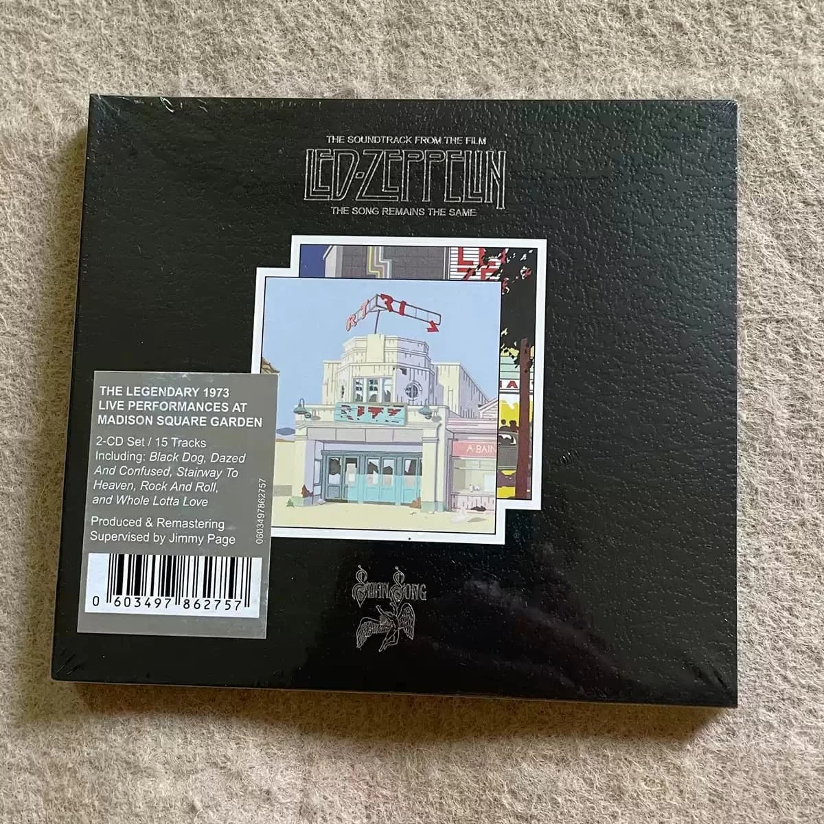 Led Zeppelin - "The Song Remains The Same" - Bande originale live, album rock iconique de 1973 du Ma