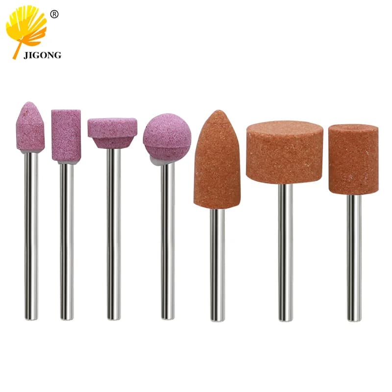 Ensemble de têtes de meules pour outils Dremel, 7 pièces, accessoires