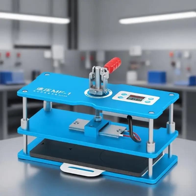 Station réparation téléphone multifonctionnelle, plateforme pression automatique avec Structure Stab