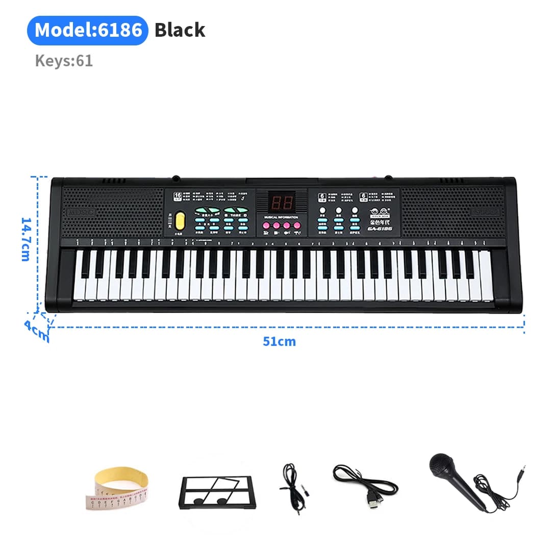 61 touches clavier Musical professionnel synthétiseur pour enfants Mini Piano pour enfants orgue éle