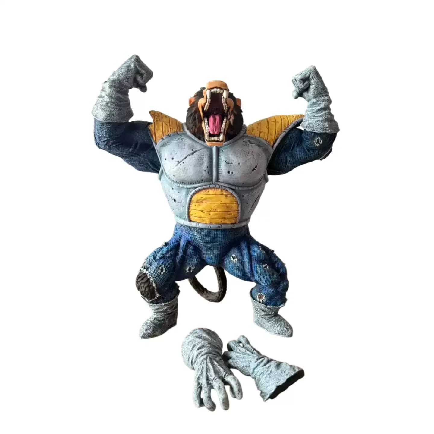 Figurine Dragon Ball Z Great Ape Vegeta Oozaru, Statue de Combat Très Détaillée, Ornement de Bureau 