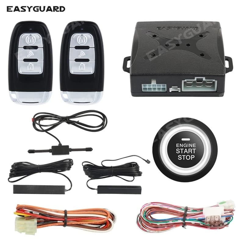Easyguard – bouton d'arrêt de démarrage automatique, démarrage du moteur à distance, alarme de voitu