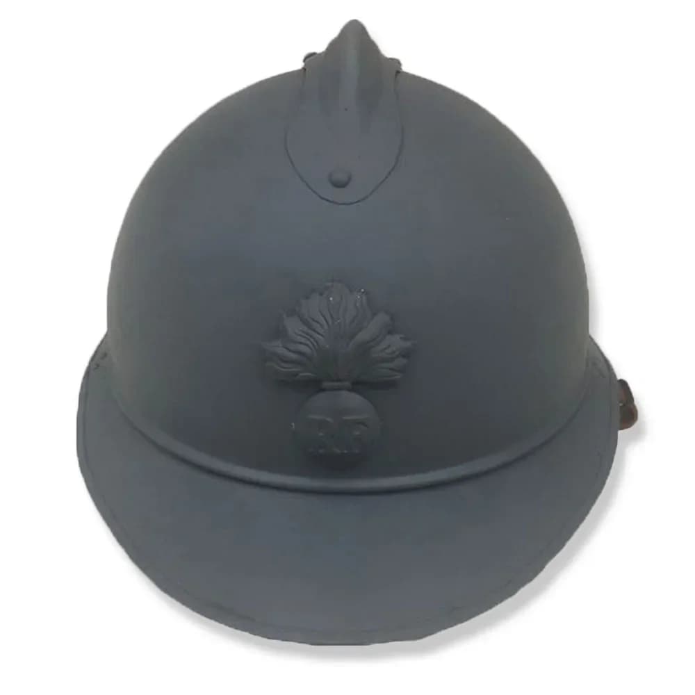WWI WW1 soldat de l'armée française M1915 infanterie Adrian casque en acier extérieur