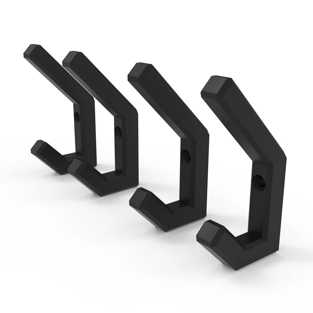 1 crochet pour panneau acoustique minimaliste, noir et blanc, compatible avec la plupart des panneau