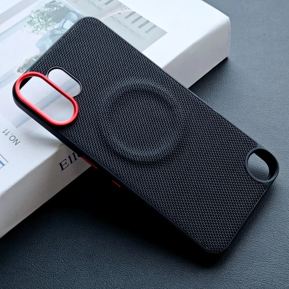 Pour rien CMF téléphone 2 Pro étui de luxe en cuir PU magnétique sans fil charge couverture arrière 