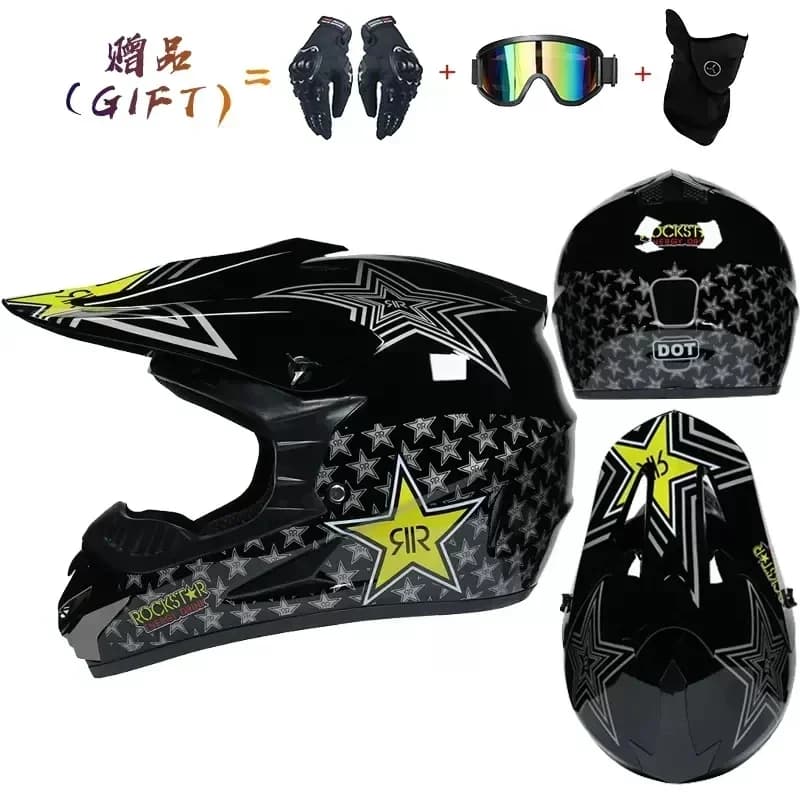 Casque de moto intégral course hors route Cross motocross Capacete Motocross Cascos Para Motos monta