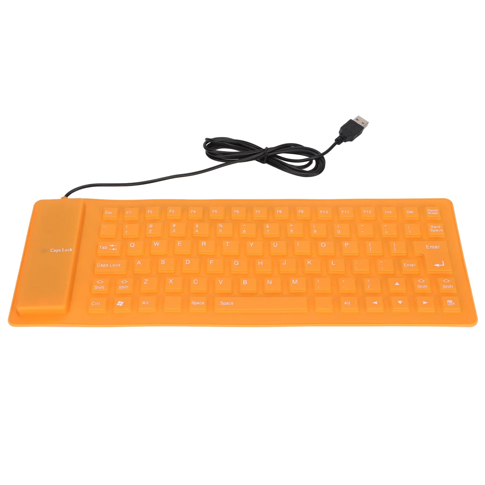 Clavier en Silicone souple et confortable, différentes couleurs, filaire USB, léger, Portable, 85 to