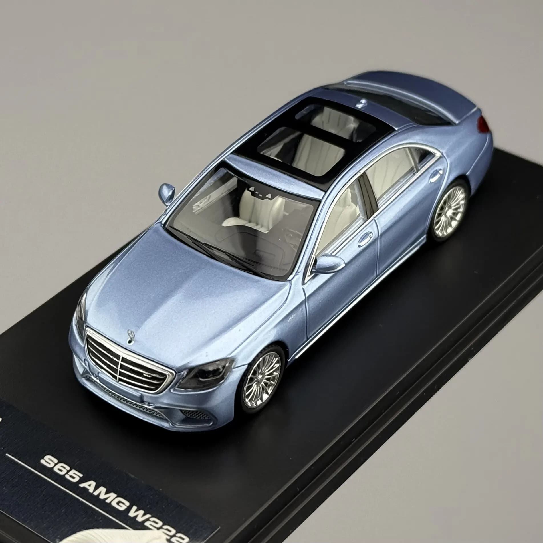 Modèle de voiture en alliage King Model 1:64 S65 W222, véhicule statique moulé sous pression, modèle
