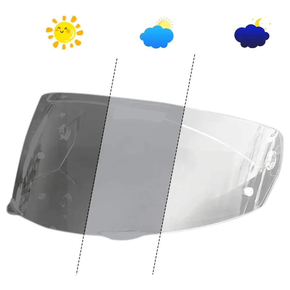 Visière photochromique pour casque de moto, lentille de protection pour HJC I90 i90 HJ-33