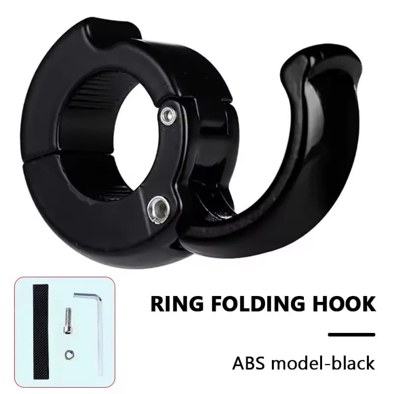 Crochet de guidon de vélo électrique robuste multifonctionnel en ABS/alliage, support universel pour