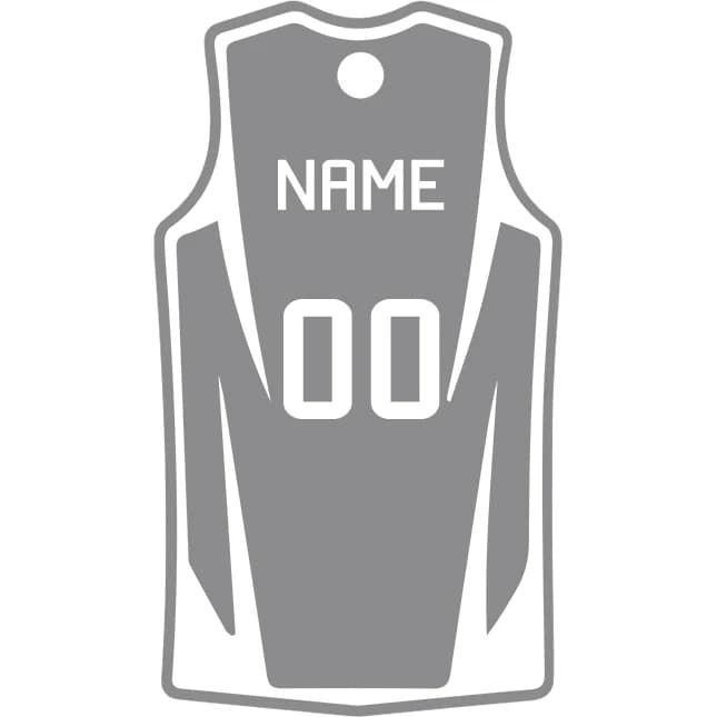 Porte-clés de maillot de basket-ball, cadeau d'équipe de basket-ball, porte-clés en acrylique person
