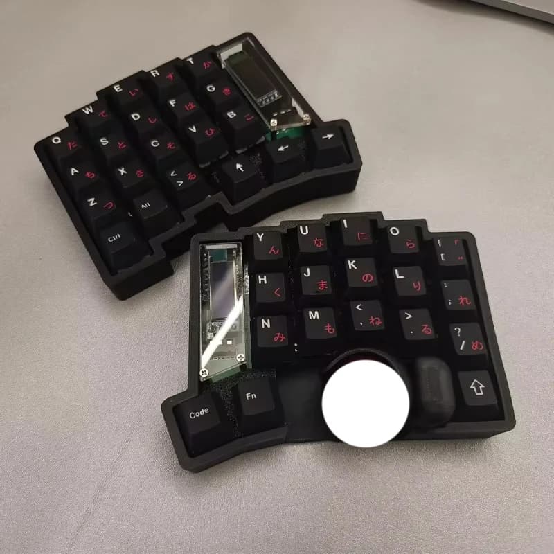 Kit de clavier personnalisé pour PC Gamer, Trackball, Disposition 39, 47/59, Prog, Rammable, Fiole K