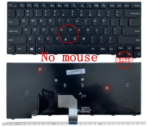 Ordinateur portable pour Lenovo, EllYBOARD, QWERTY IQUE ish, US, SP, eria, IT, AR, TR, FR, RU, UK, E