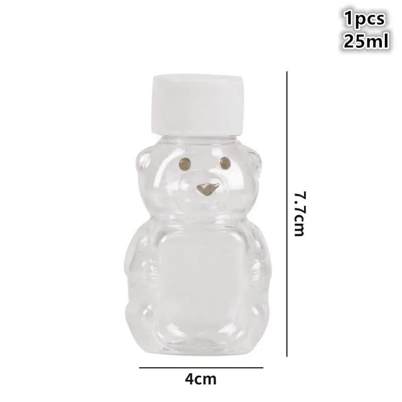 Mini bouteilles de sauce en forme d'ours, petits récipients à condiments, bouteille à presser portab