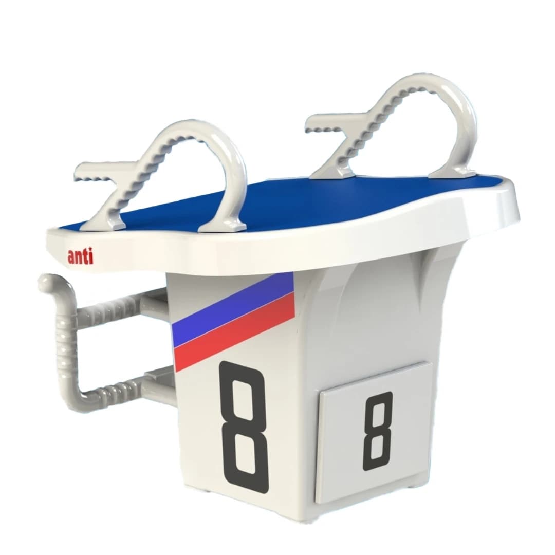 Plate-forme de départ antidérapante d'accessoires de piscine de compétition/entraînement pour un usa