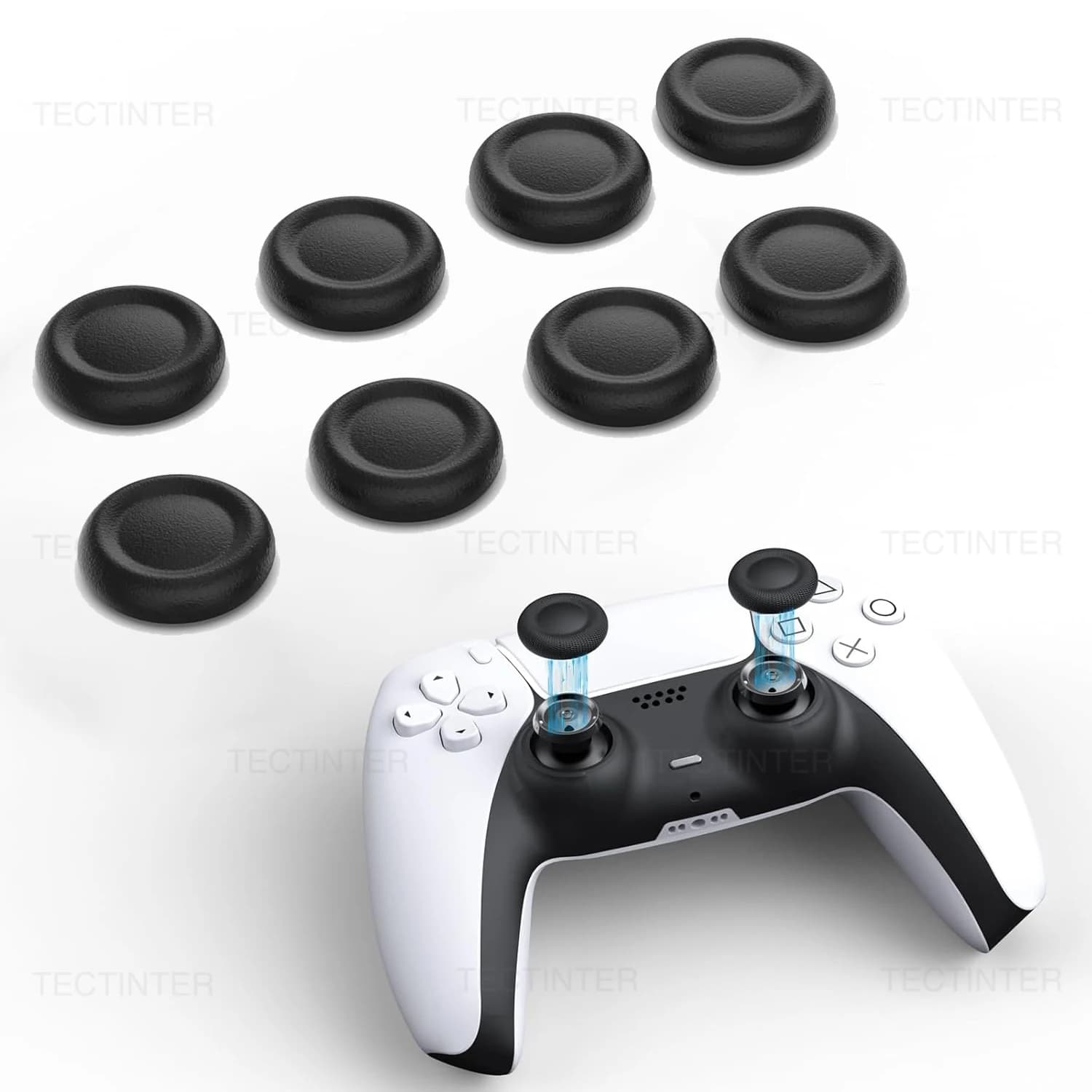 Capuchons de remplacement de Joystick pour contrôleur Playstation PS4/PS5, couvercle de poignée, piè