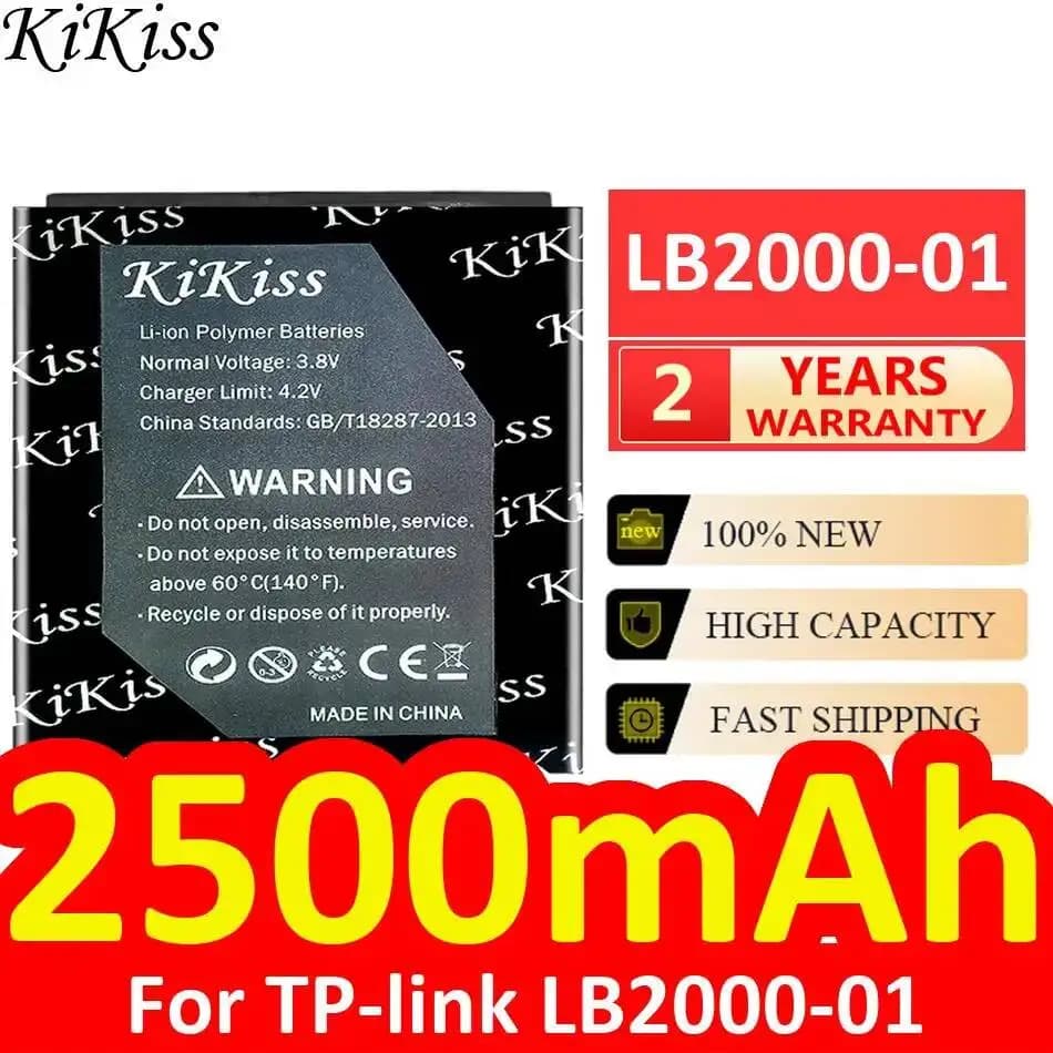 Batterie de routeur haute capacité pour TP-Link LB2000-01 2500mAh, alimentation fiable
