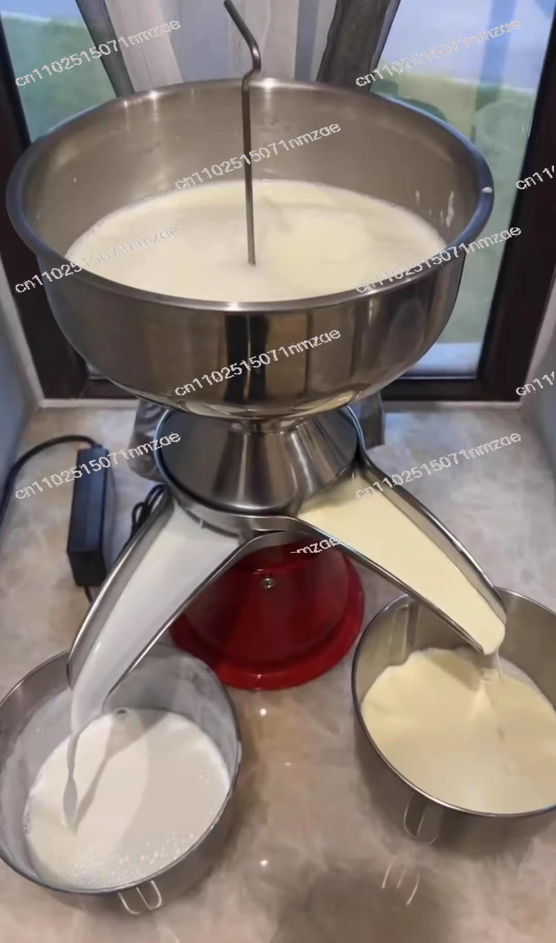 Séparateur de lait électrique de 5 litres, machine à faire du ghee