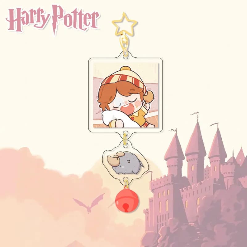 Accessoires d'anime Harry Potter, pendentif en acrylique créatif en forme de cloche, porte-clés, orn
