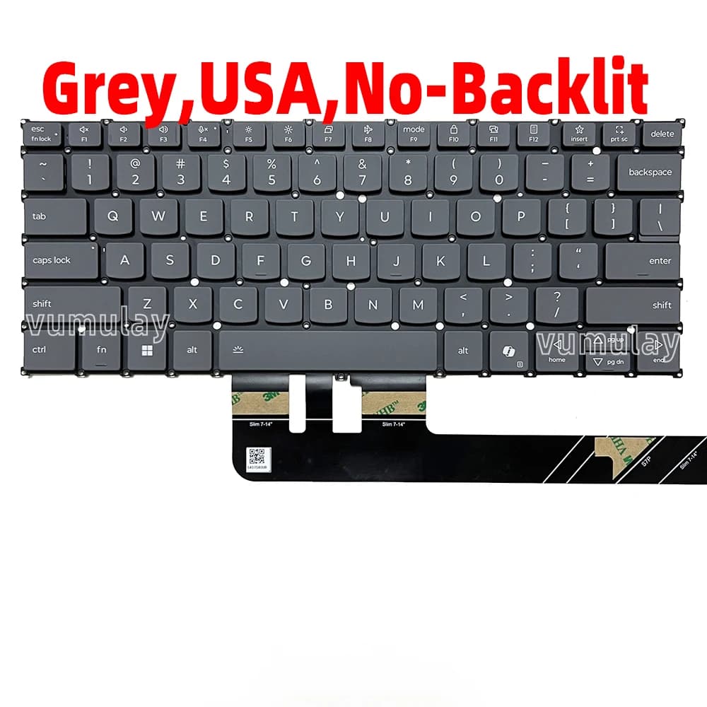 Clavier US/RU/UK pour Lenovo YOGA Slim 7 14AKP10 14ILL10 15IIL9 14Q8X9,YOGA Pro 7 14ASP10 14AKP10 14