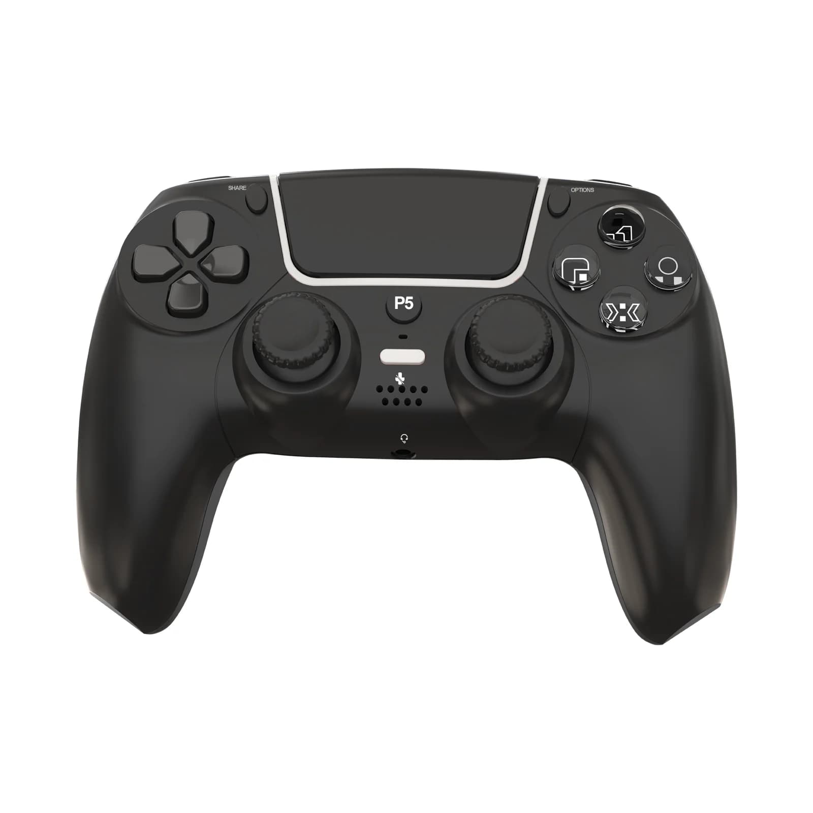 Manette de jeu sans fil GAMINJA P50A, manette de jeu Bluetooth avec double vibration, gyroscope 6 ax