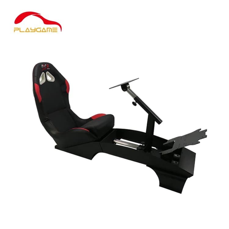 Cockpit de simulation de course F1 professionnel avec siège, design pliable entièrement réglable pou