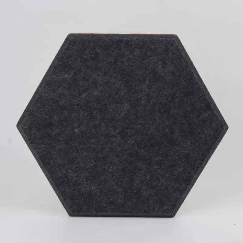 Panneau acoustique hexagonal auto-adhésif, autocollants muraux d'insonorisation, panneau d'isolation