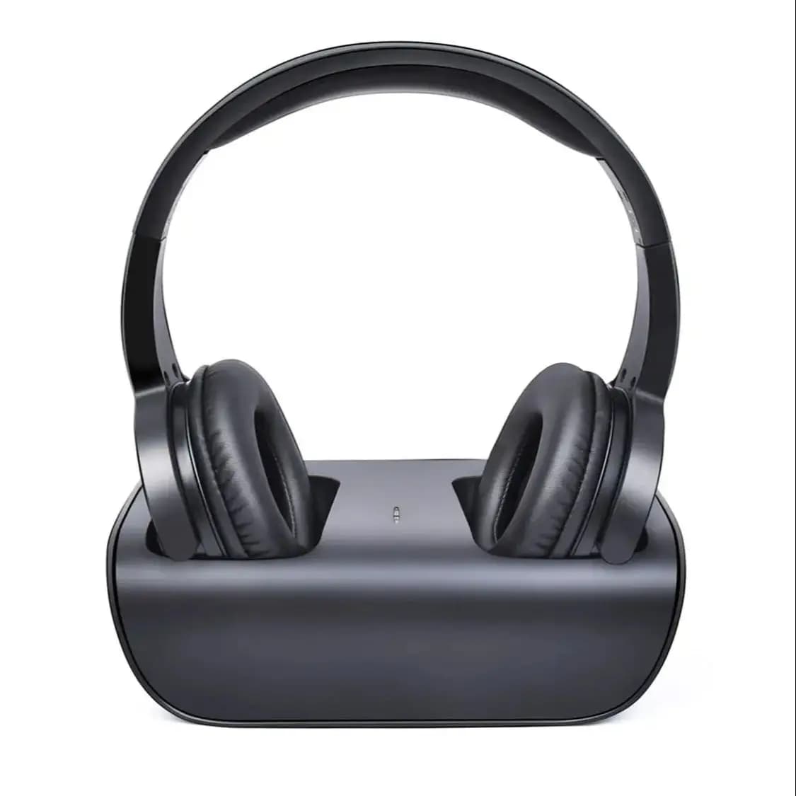 Casque RF sans fil pour la surveillance de la télévision, casque supra-auriculaire avec émetteur et 