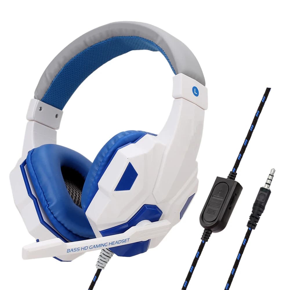 Casque de jeu filaire 3,5 mm avec 120 [unités/téléphones/appareils] °   Microphone HD réglable pour 