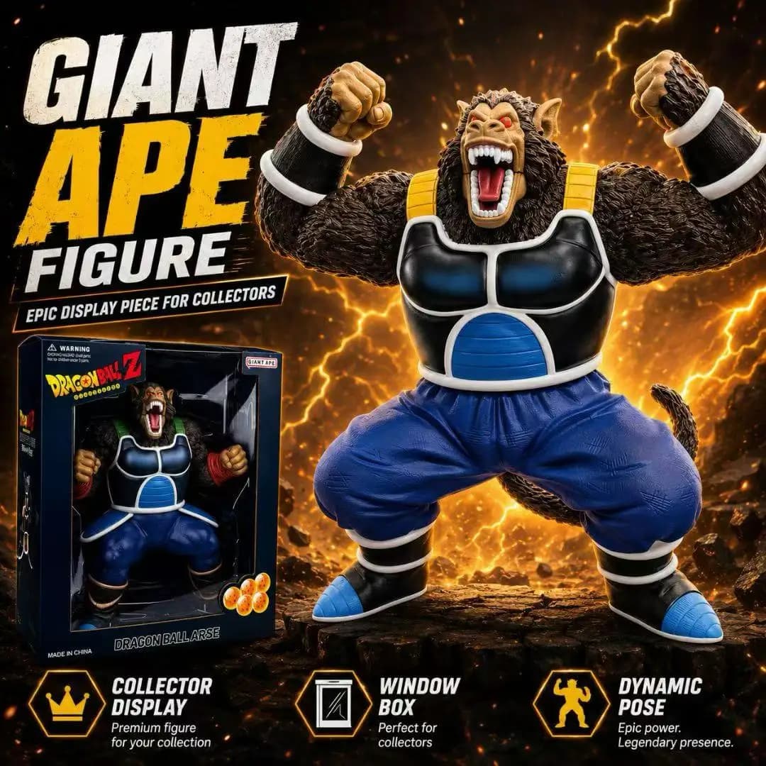 Figurine Dragon Ball Z Great Ape Bardock, Statue de collection en PVC, version japonaise, édition bo