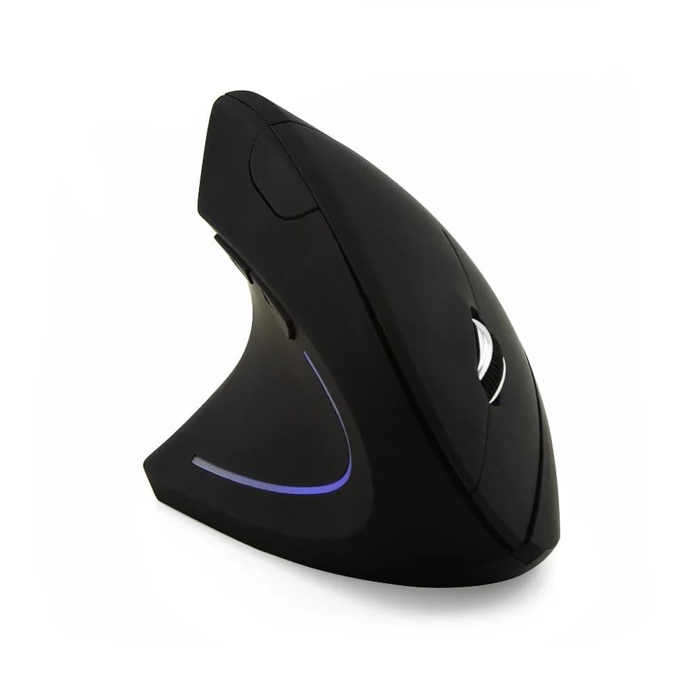 2.4G souris rose sans fil gaucher verticale ergonomique ordinateur de jeu Mause USB optique 1600 DPI