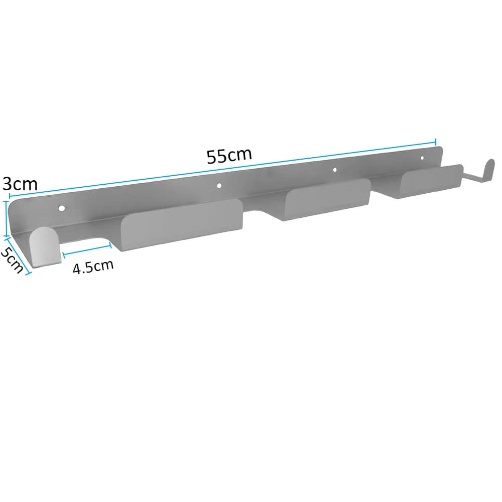 Onilini – support mural pour éplucher la Pizza, en acier inoxydable brossé, cintre mural pour épluch