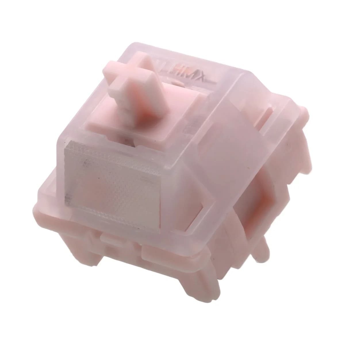 Interrupteurs linéaires silencieux rose pêche 42g pré-lubrifiés 5 broches HotSwap tige POM+TPE HMX p