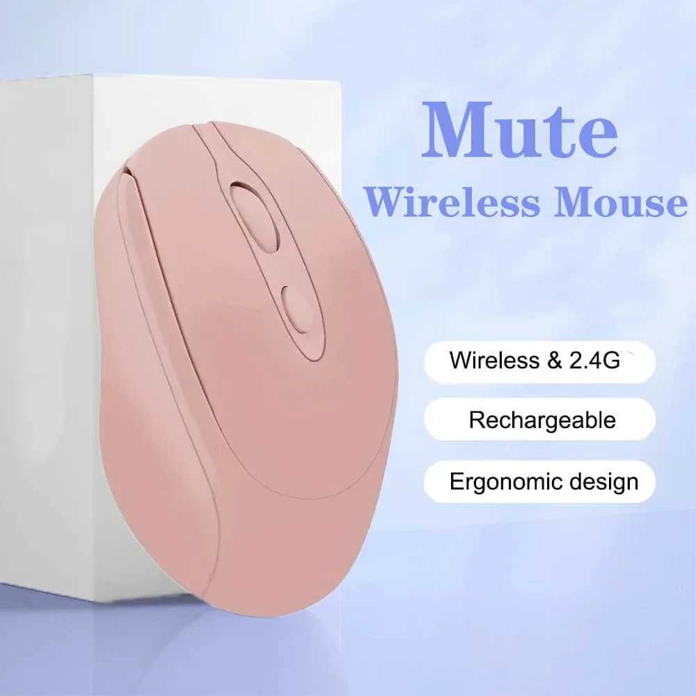 Souris de jeu sans fil Rechargeable 2.4G, Compatible Bluetooth, USB, silencieuse, pour ordinateur po