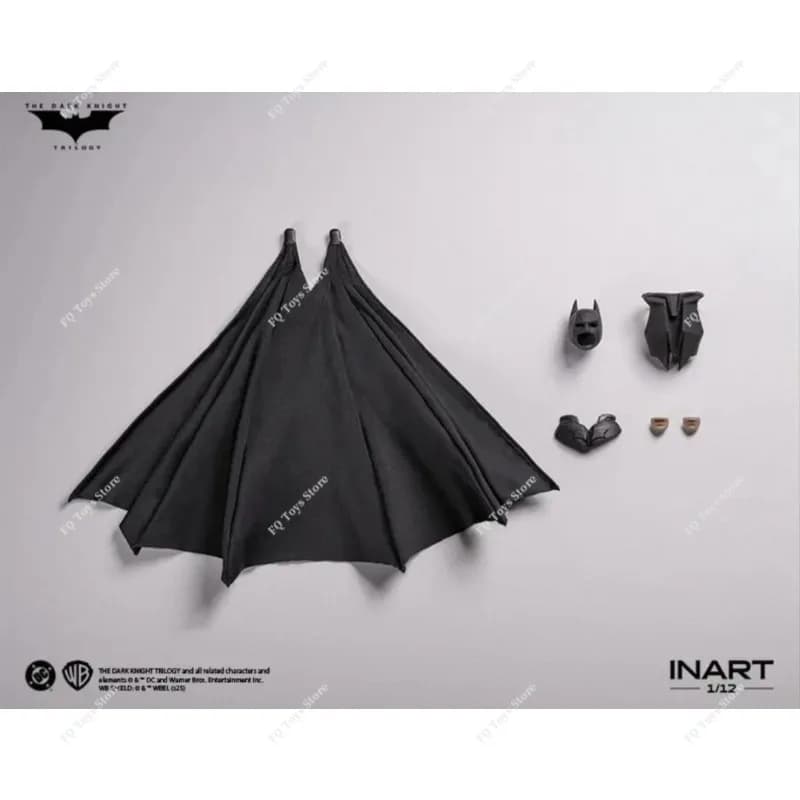 En stock Inart Dark Knight Bell Batman 1/12 Cape Head Sculpture Accessoires Modèle Jouet Collection 