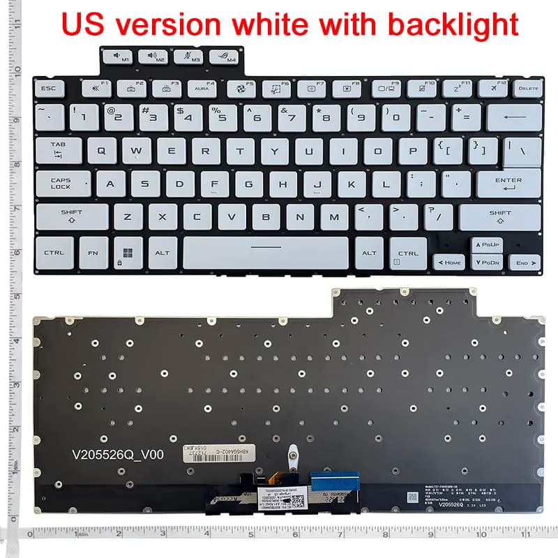 Rétro-éclairage du clavier d'ordinateur portable américain, pour ASUS ROG Zephyrus G14 GA402 GA402RK