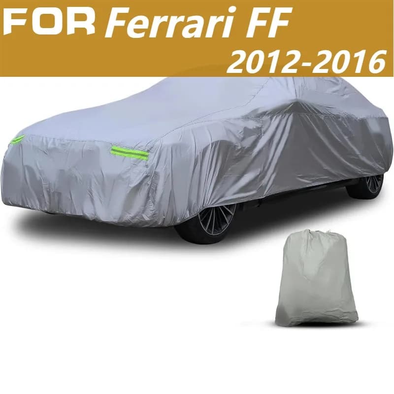 Housse de voiture étanche pour Ferrari FF 2012 – 2016, Protection contre la pluie et les UV, ourlet 