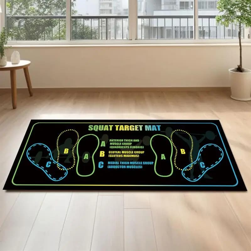 Ensemble de coussinets de squat antidérapants, tapis d'entraînement durables pour une utilisation à 