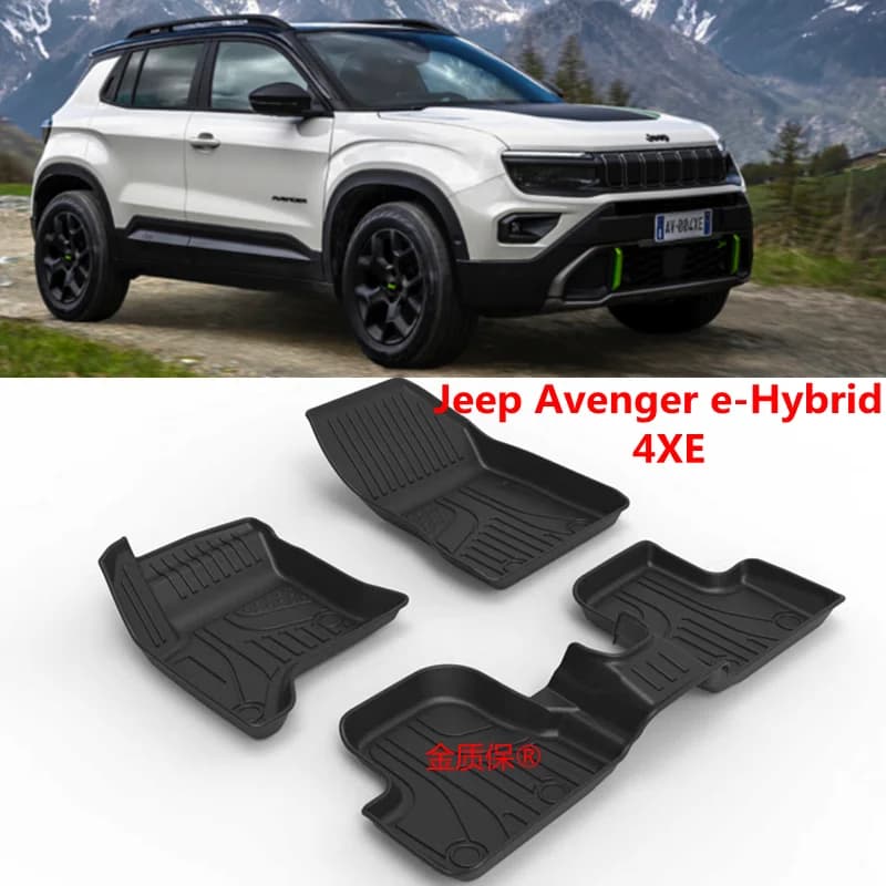 Utilisation pour JEEP Avenger eHybrid 4xe tapis de voiture Avenger tapis de sol de voiture adapté po