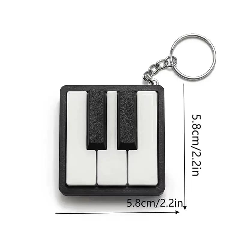 Jouet anti-stress en PLA imprimé en 3D, bouton de décompression de type clic pour clavier de piano, 