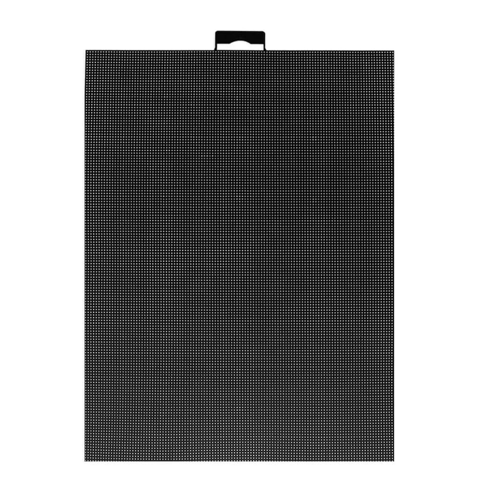 Bricolage artisanat 14CT sac maille grille blanc noir plastique maille toile 28x21CM sac tapis Croch