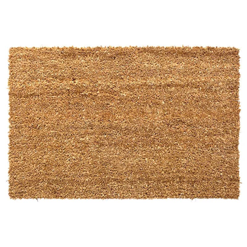 Tapis de porte en cocotier avec support robuste, paillasson naturel, tapis d'entrée facile à nettoye