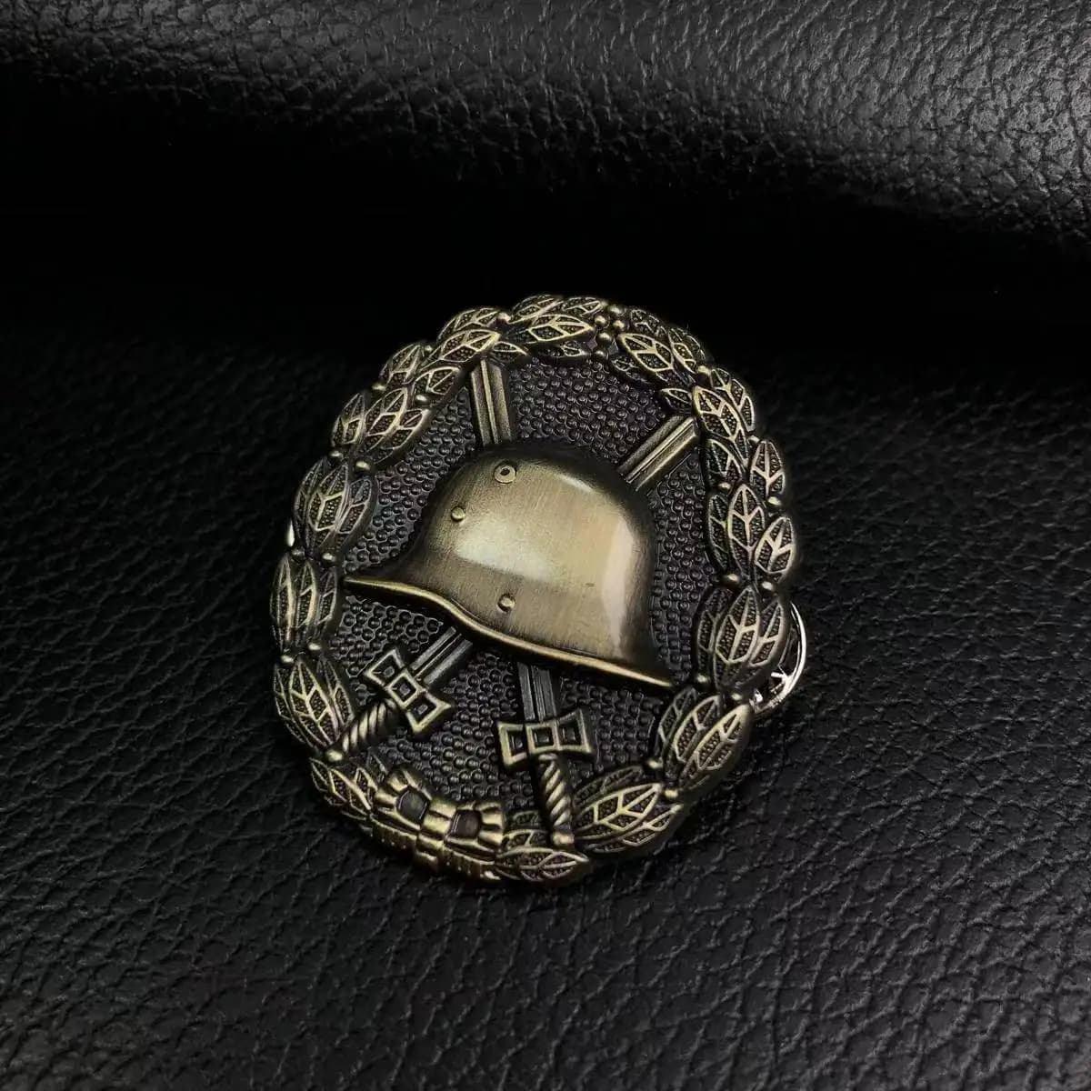 Broche à boucle de poitrine commémorative pour casque, médaille prussienne Vintage allemande