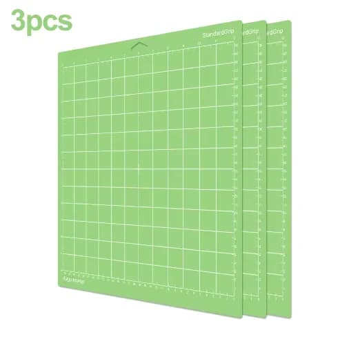 Lot de 3/8 tapis de découpe portables de 12x12 pouces pour Cricut, matériau PVC à forte adhérence po