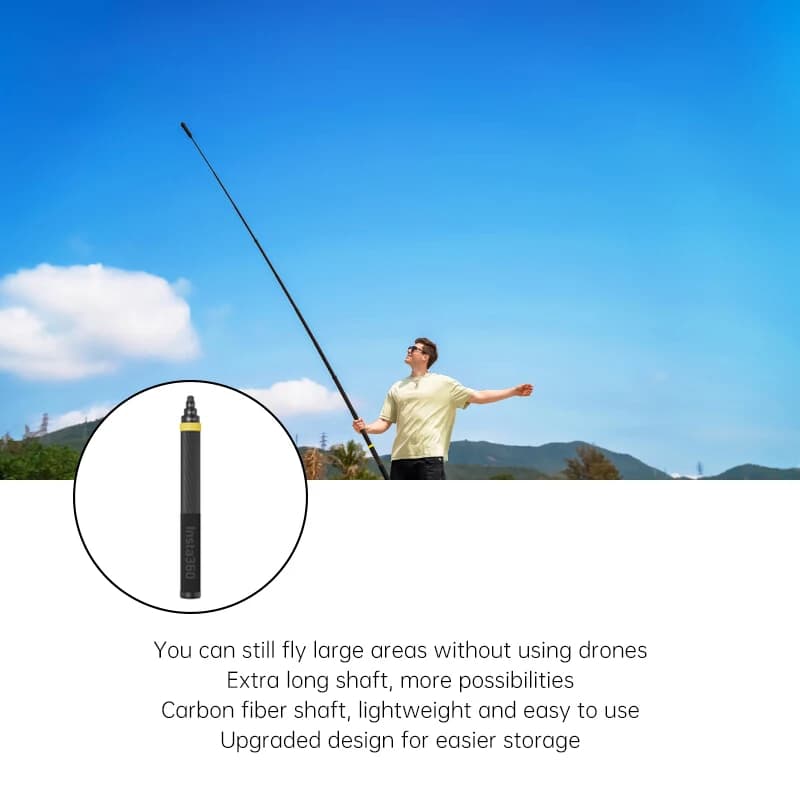 Insta360 X3 X4 X5 nouvelle Version 3m édition étendue Ultra-longue accessoires de perche à Selfie en