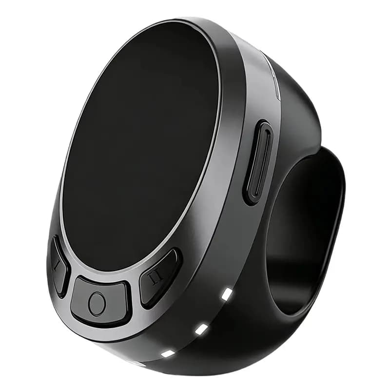 [LXYA68Z!] Télécommande Bluetooth Air Mouse à commande tactile et par boutons, pour selfies et défil